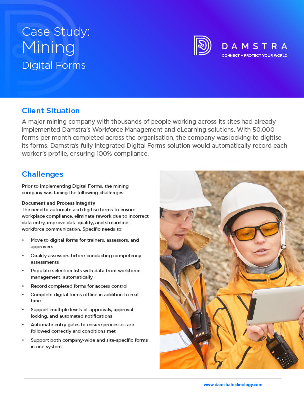 Case study covers 0009 Mining Forms